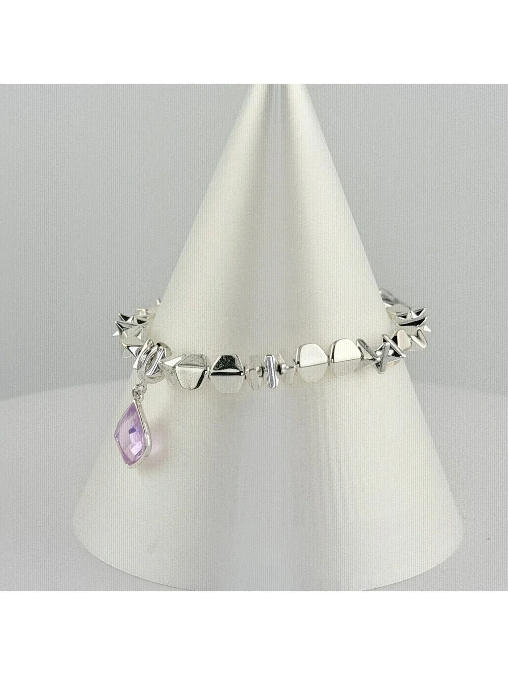 Bomb Party Single Stack Bracelet - on Silver Plating #197